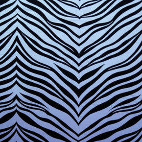  Lavender Zebra Print on Nylon Spandex