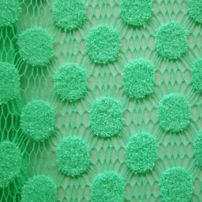  Mint Green Terry Embroidery Lace