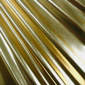  Gold/Ash Washable Metallic on Polyester Spandex