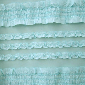  Sky Blue Ribbon Sequins