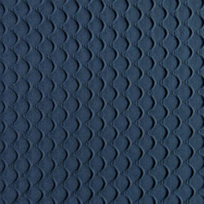 Navy Raised Scale Scuba  Fabric