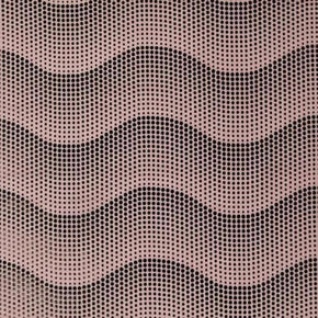  Black/Pink/Black Endless Waves Foil on Polyester Spandex