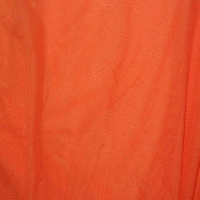  Orange Sheer Mesh on Nylon Mesh