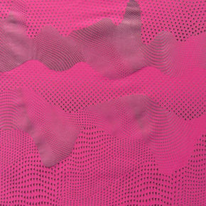 Fuchsia Athletic Mesh Fabric