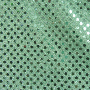 Mint Green Shiny Foil On Lurex Fabric