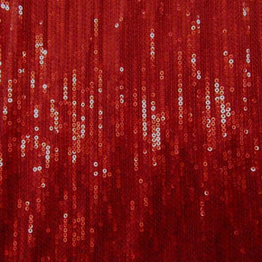  Red Shiny Fancy 2mm Sequins on Spandex