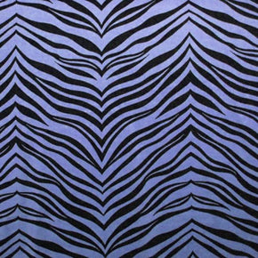  Lilac Zebra Print on Nylon Spandex