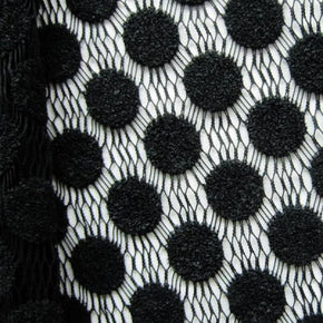  Black Terry Embroidery Lace