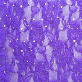  Purple Fancy Floral Lace 