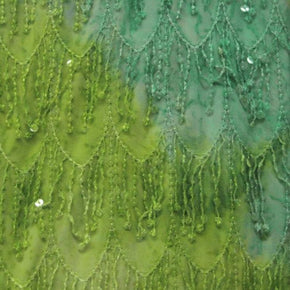 Apple Green 6Mm Flapper Sequin Fabric