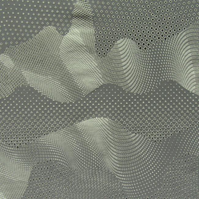 Athletic outlet mesh fabric