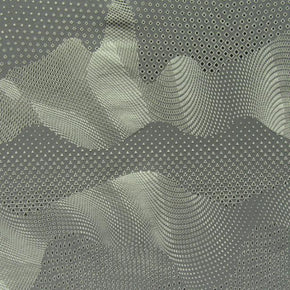 Silver Athletic Mesh Fabric
