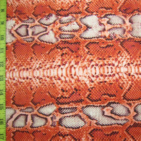 Multi-Colored Snake Print on Nylon Spandex
