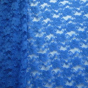  Royal Fancy Floral Lace on Nylon Spandex