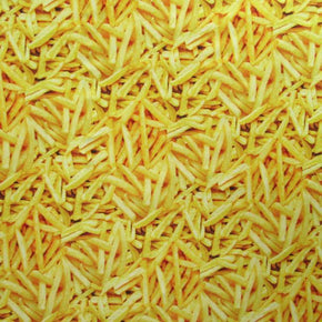 Multi Color French Fries Fabric