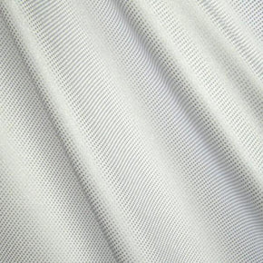  White Matte Holographic Print on Nylon Spandex