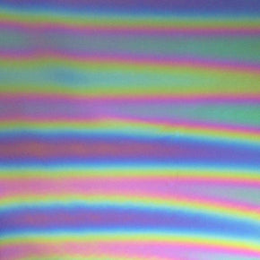 Rainbow/Black Reflective Rainbow Fabric 