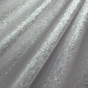  Silver Solid Colored Lame 