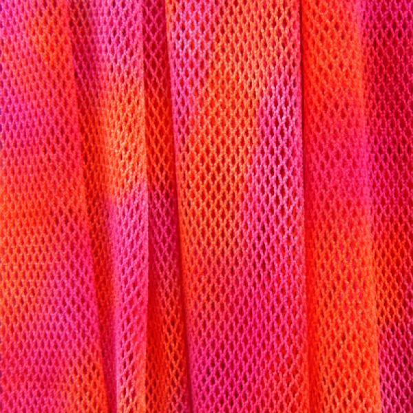 Fishnet Neon orange Pink FeelFabrics FEEL FABRICS
