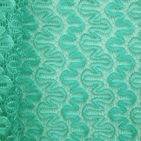  Aquamarine Fancy Floral Lace 
