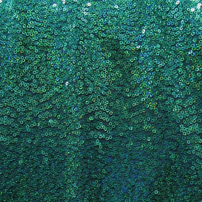  Kelly/Hunter Green Shiny Fancy 2mm Sequins on Lace