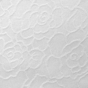  White Fancy Floral Lace 