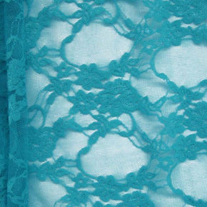  Turquoise Fancy Floral Lace 