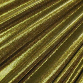  Gold Scattered Mini Dot Sparkly on Nylon Spandex