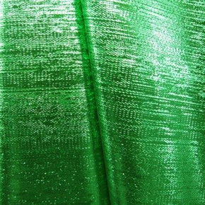  Kelly Green Solid Colored Satin Lame 