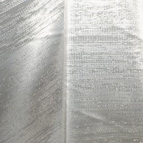  Silver Solid Colored Satin Lame 