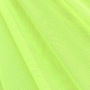 Neon Yellow Stretch Mesh Fabric