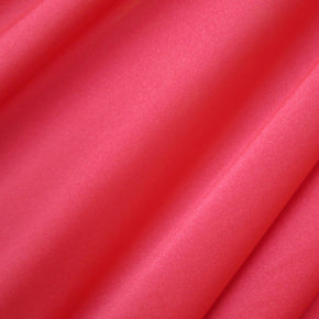 Shocking Coral Miliskin Shiny  Fabric