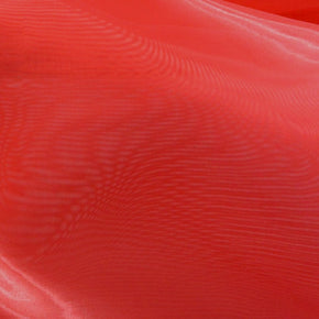  Red Organza Fabric