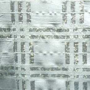 Gray/Silver Sewing Sequin Fabric