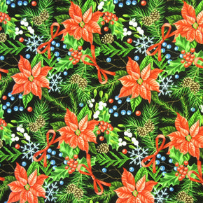 Multi Color Flower Print Fabric