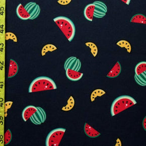 Multi Color Watermelon Print Fabric