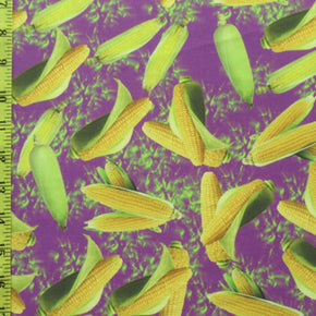 Yellow Corn Print Fabric