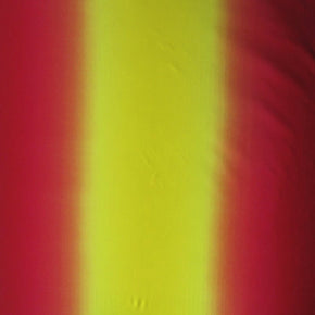Yellow/Crimson Ombre Print Fabric