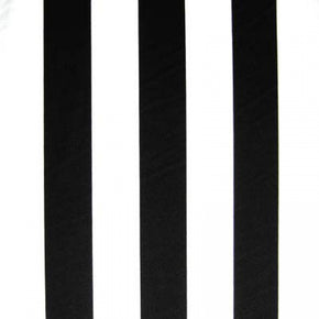 Black/White 2" Vertical Stripe  Fabric