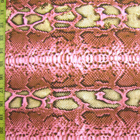 Multi Color Snakeskin Print Fabric