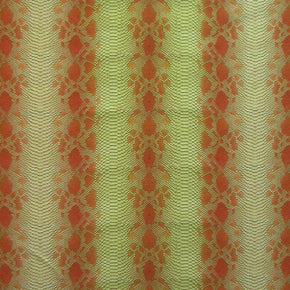 Multi Color Snakeskin Print Fabric