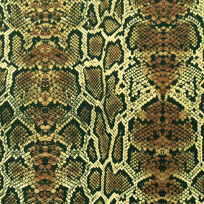 Multi Color Snakeskin Print Fabric