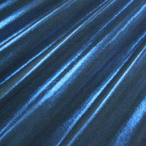 Royal Metallic Foil On Spandex Fabric
