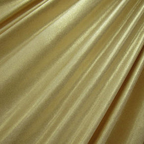 Gold Metallic Foil On Spandex Fabric