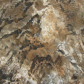 Multi Color Snakeskin Print Fabric