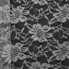 Ivory Flower Lace Fabric