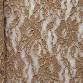 Nude Big Flower Lace Fabric