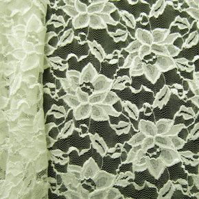 Ivory Big Flower Lace Fabric