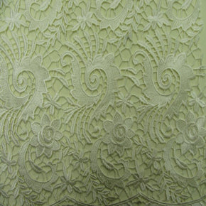 Ivory 3D Floral Lace Fabric