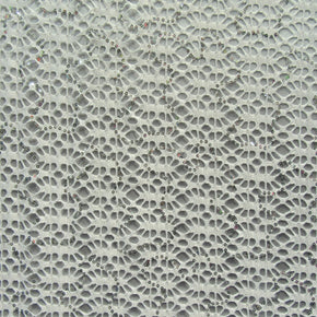 Ivory Net Lace Sequin Fabric